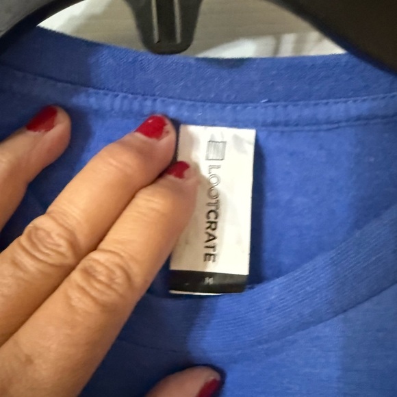 Loot Crate Blue Short Sleeve Tees Casual Collection Bill &Ted's Excellent Advent - Picture 4 of 5